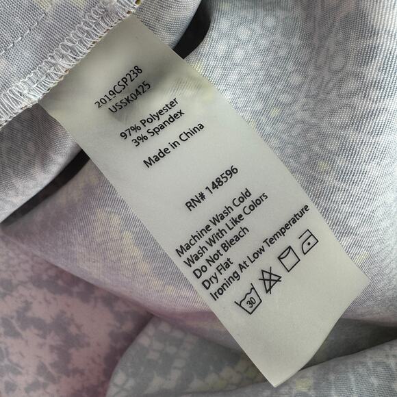 Universal Standard CeeCee Python Midi Bias Skirt Satin Slip Style Size 24 - Picture 8 of 8